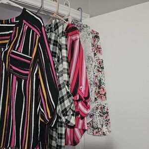 Torrid Harper and Georgette blouses